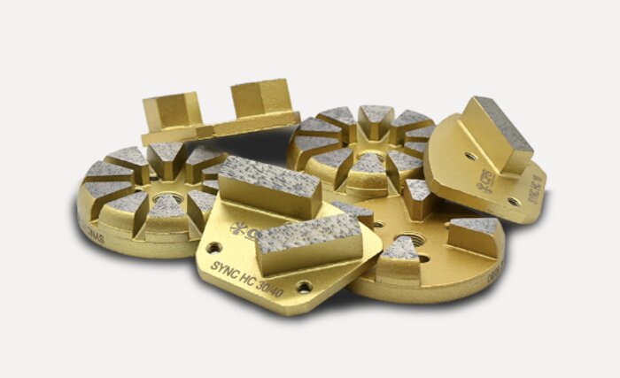 CPS MACH Series hybrid diamond tooling, HC 30/40 grade for hard concrete