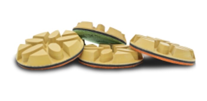CPS Sektors segmented resin polishing pucks
